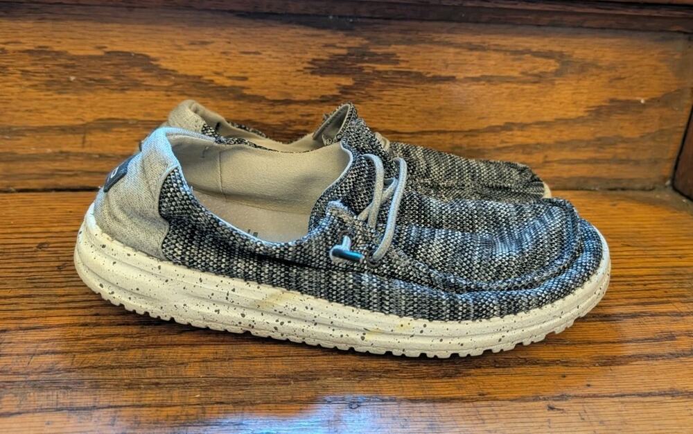 Hey Dude Shoes Wendy Gray Slip On Women's 8